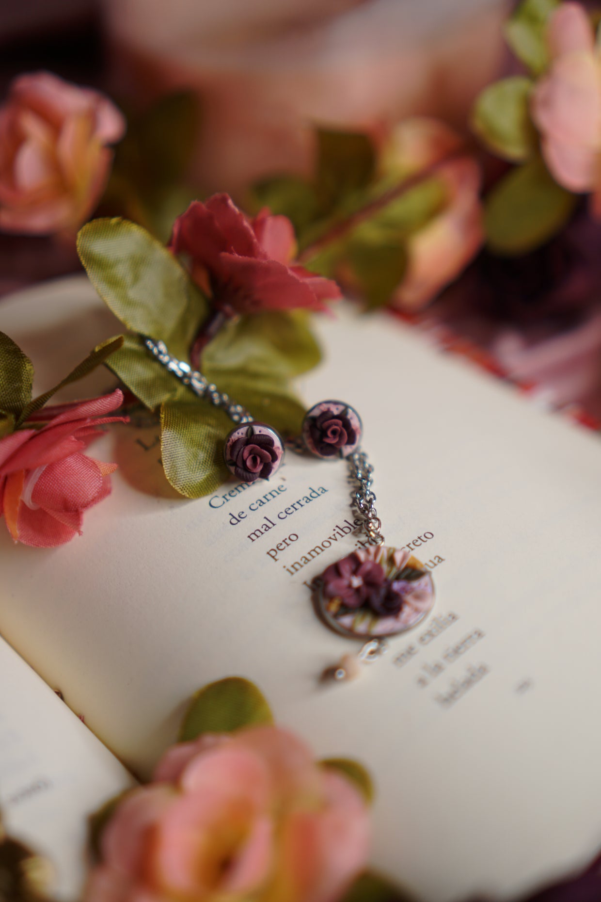 The Verse - Conjunto de collar y pendientes